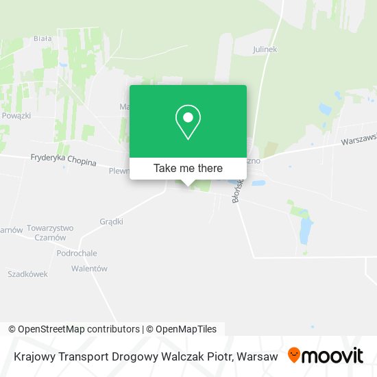 Карта Krajowy Transport Drogowy Walczak Piotr