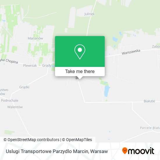 Uslugi Transportowe Parzydlo Marcin map