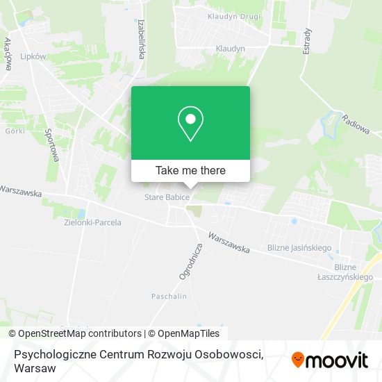 Psychologiczne Centrum Rozwoju Osobowosci map