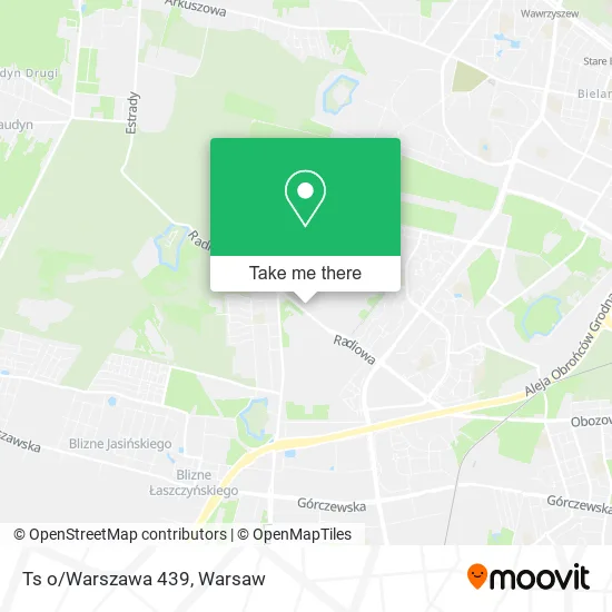 Карта Ts o/Warszawa 439