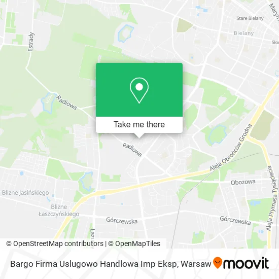 Карта Bargo Firma Uslugowo Handlowa Imp Eksp