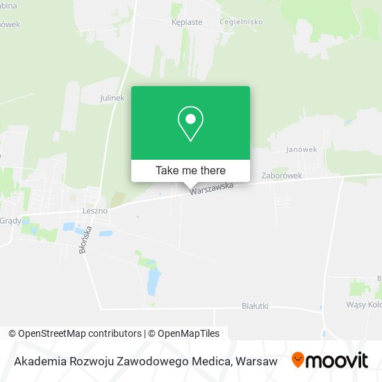 Akademia Rozwoju Zawodowego Medica map