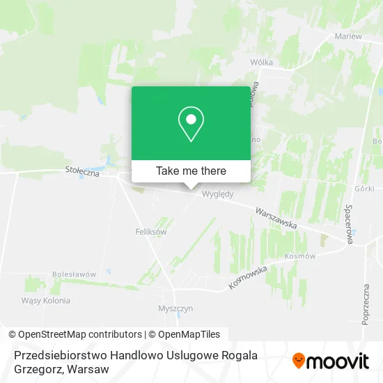 Карта Przedsiebiorstwo Handlowo Uslugowe Rogala Grzegorz