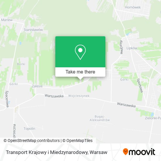 Карта Transport Krajowy i Miedzynarodowy