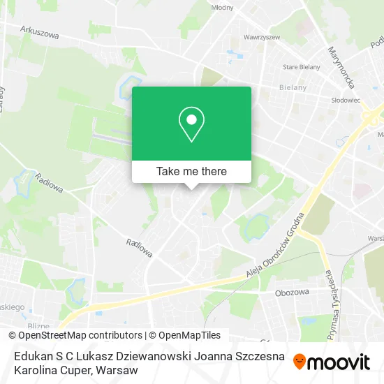 Edukan S C Lukasz Dziewanowski Joanna Szczesna Karolina Cuper map
