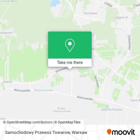 Samochodowy Przewoz Towarow map