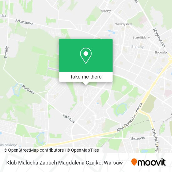 Klub Malucha Zabuch Magdalena Czajko map