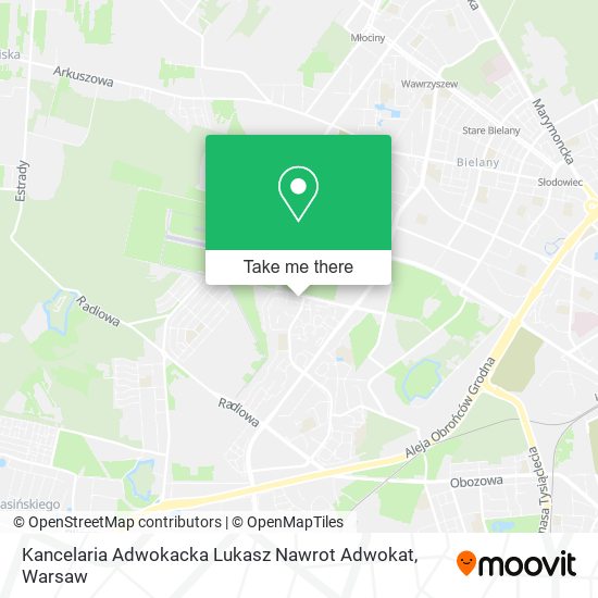 Kancelaria Adwokacka Lukasz Nawrot Adwokat map