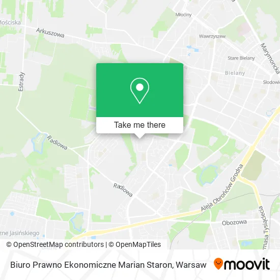 Карта Biuro Prawno Ekonomiczne Marian Staron