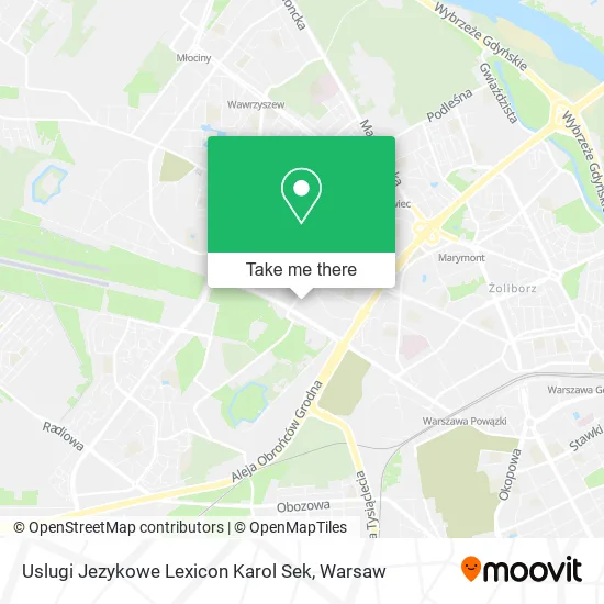 Uslugi Jezykowe Lexicon Karol Sek map