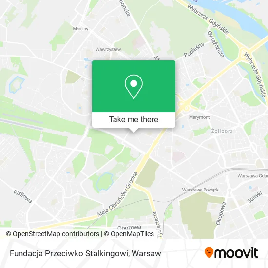 Карта Fundacja Przeciwko Stalkingowi