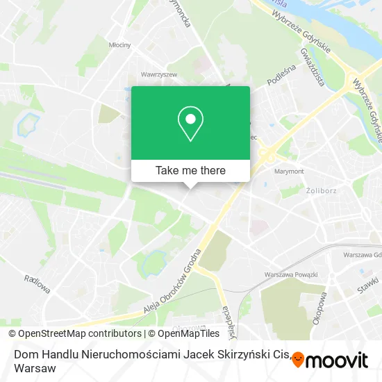 Dom Handlu Nieruchomościami Jacek Skirzyński Cis map