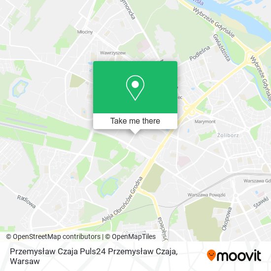 Przemysław Czaja Puls24 Przemysław Czaja map