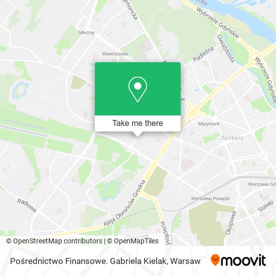 Pośrednictwo Finansowe. Gabriela Kielak map