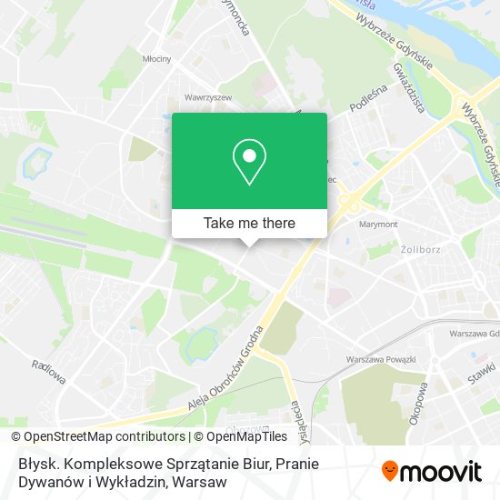 Błysk. Kompleksowe Sprzątanie Biur, Pranie Dywanów i Wykładzin map