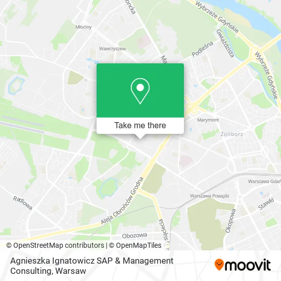 Карта Agnieszka Ignatowicz SAP & Management Consulting