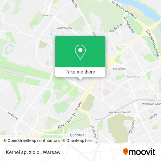 Kernel sp. z o.o. map