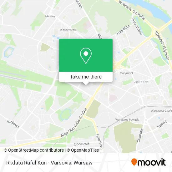 Карта Rkdata Rafał Kun - Varsovia