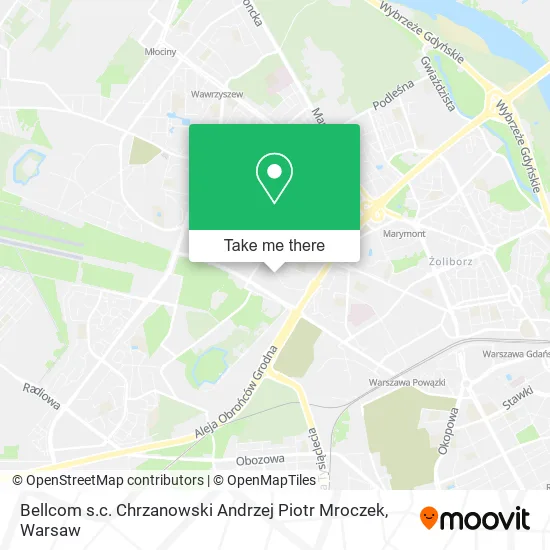 Карта Bellcom s.c. Chrzanowski Andrzej Piotr Mroczek