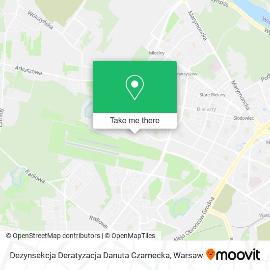 Dezynsekcja Deratyzacja Danuta Czarnecka map