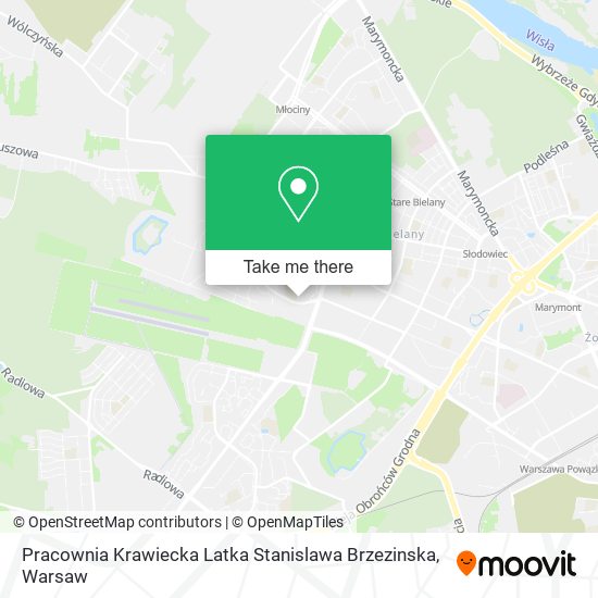 Pracownia Krawiecka Latka Stanislawa Brzezinska map