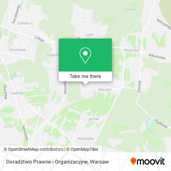 Doradztwo Prawne i Organizacyjne map