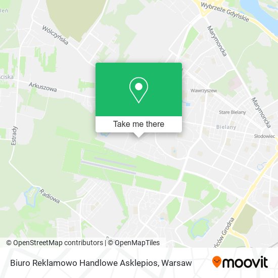 Biuro Reklamowo Handlowe Asklepios map