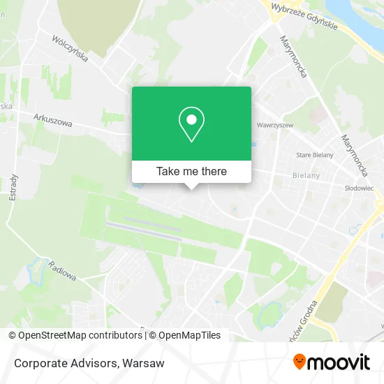 Карта Corporate Advisors
