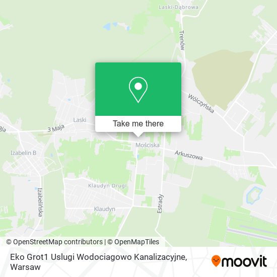 Eko Grot1 Uslugi Wodociagowo Kanalizacyjne map