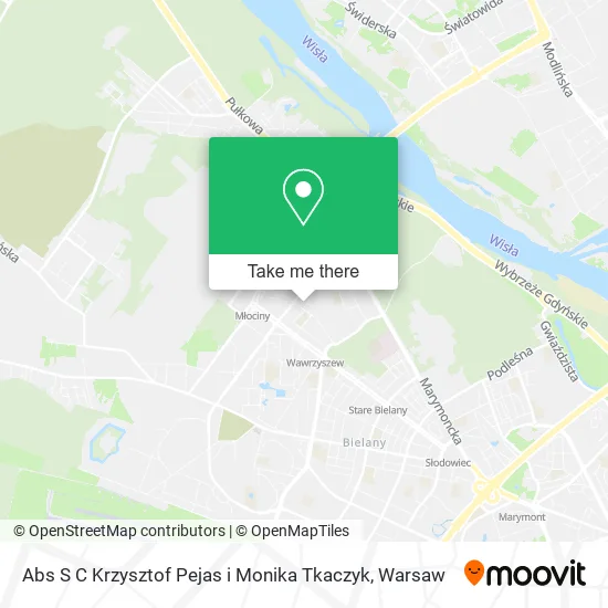 Карта Abs S C Krzysztof Pejas i Monika Tkaczyk
