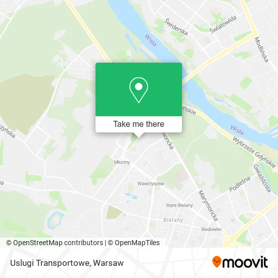 Карта Uslugi Transportowe