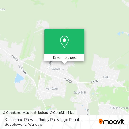 Kancelaria Prawna Radcy Prawnego Renata Sobolewska map