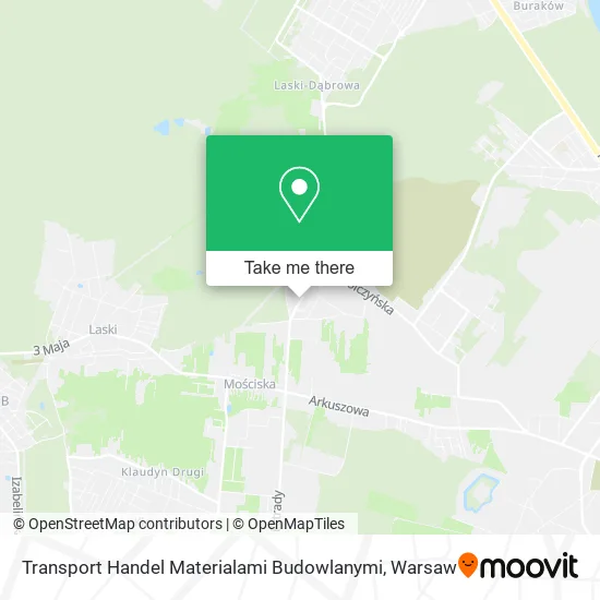 Карта Transport Handel Materialami Budowlanymi