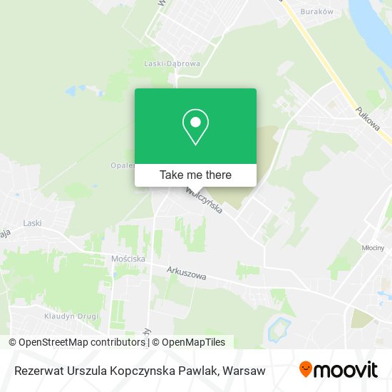 Rezerwat Urszula Kopczynska Pawlak map