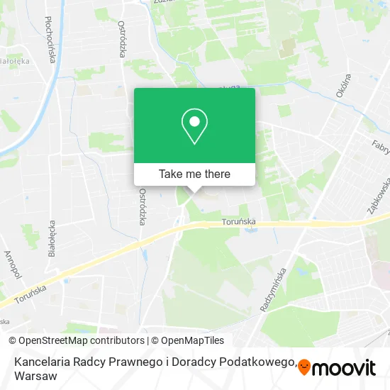 Карта Kancelaria Radcy Prawnego i Doradcy Podatkowego