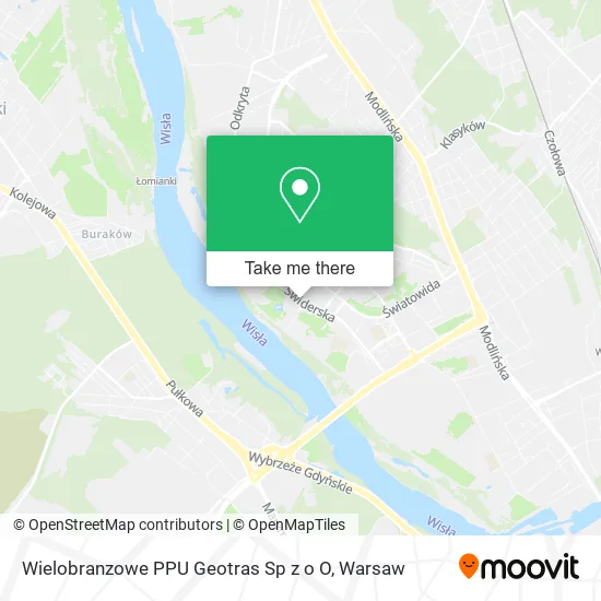 Карта Wielobranzowe PPU Geotras Sp z o O