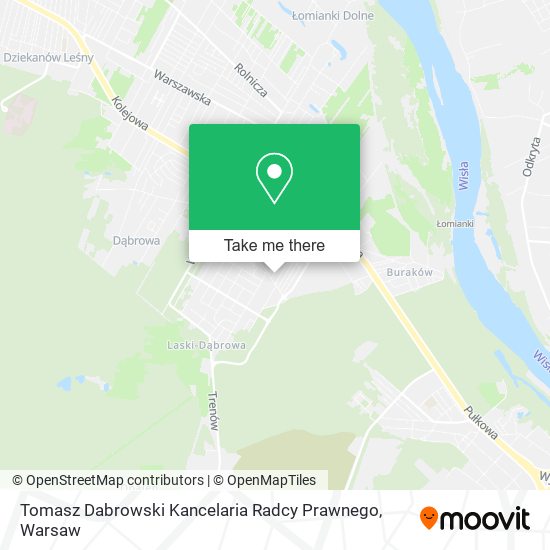 Tomasz Dabrowski Kancelaria Radcy Prawnego map