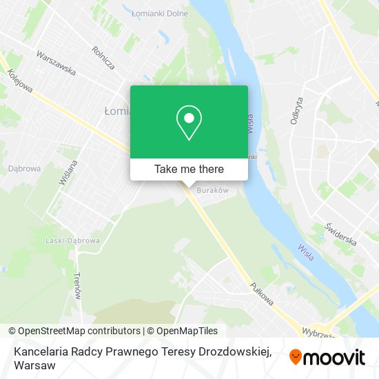 Kancelaria Radcy Prawnego Teresy Drozdowskiej map