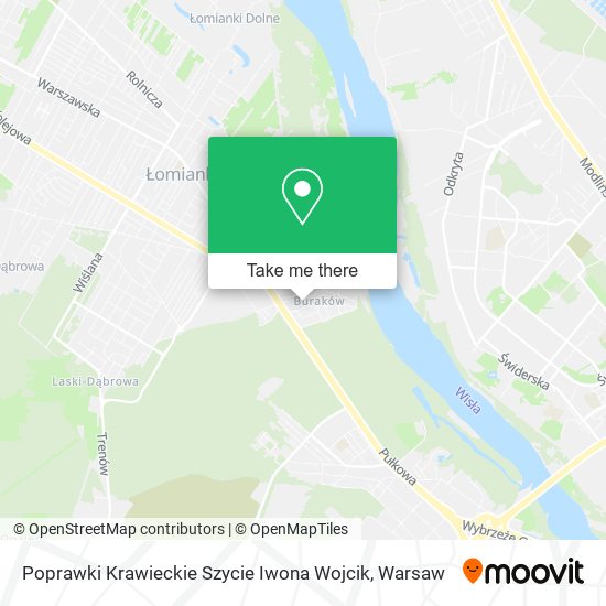 Poprawki Krawieckie Szycie Iwona Wojcik map