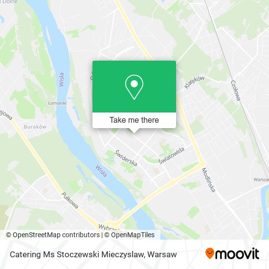 Карта Catering Ms Stoczewski Mieczyslaw