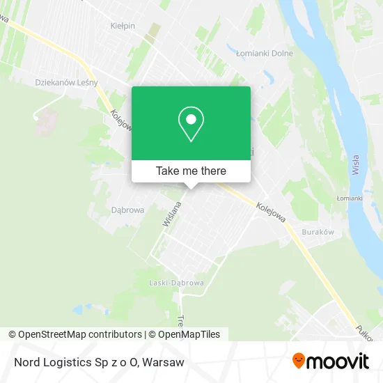 Карта Nord Logistics Sp z o O