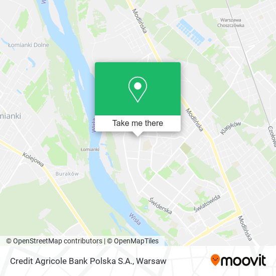 Credit Agricole Bank Polska S.A. map