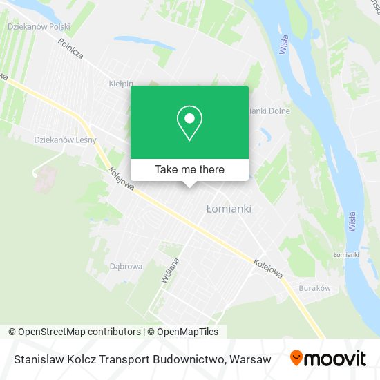 Stanislaw Kolcz Transport Budownictwo map