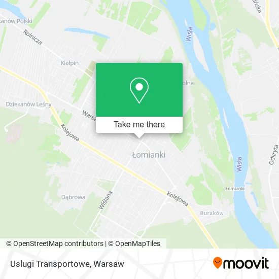 Карта Uslugi Transportowe