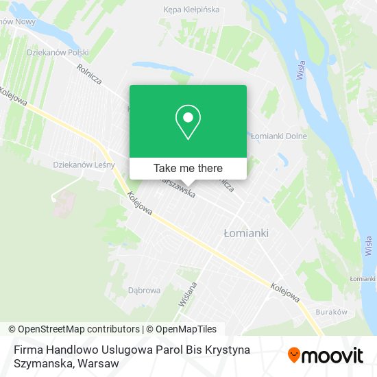 Firma Handlowo Uslugowa Parol Bis Krystyna Szymanska map