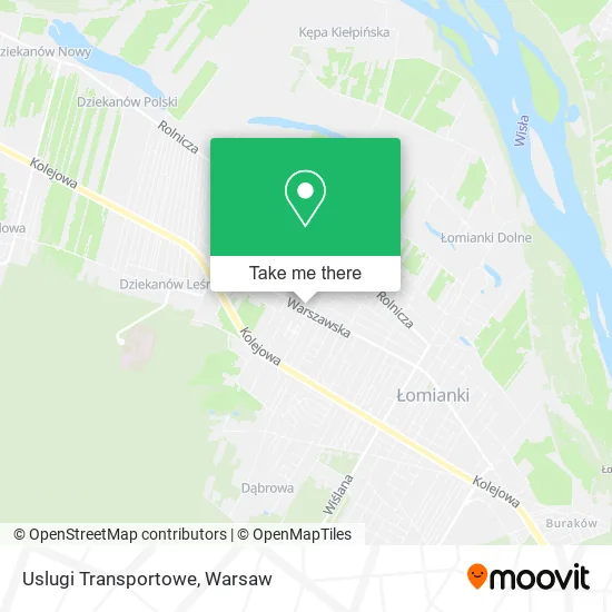 Карта Uslugi Transportowe