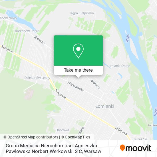 Grupa Medialna Nieruchomosci Agnieszka Pawlowska Norbert Werkowski S C map