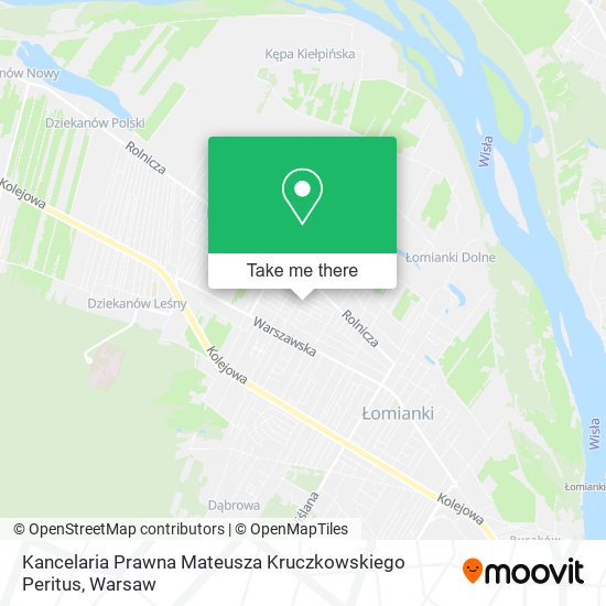 Kancelaria Prawna Mateusza Kruczkowskiego Peritus map