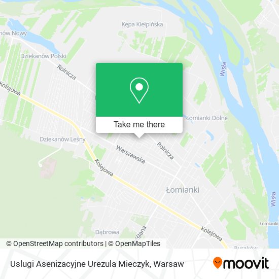 Uslugi Asenizacyjne Urezula Mieczyk map