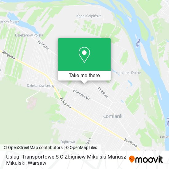 Uslugi Transportowe S C Zbigniew Mikulski Mariusz Mikulski map